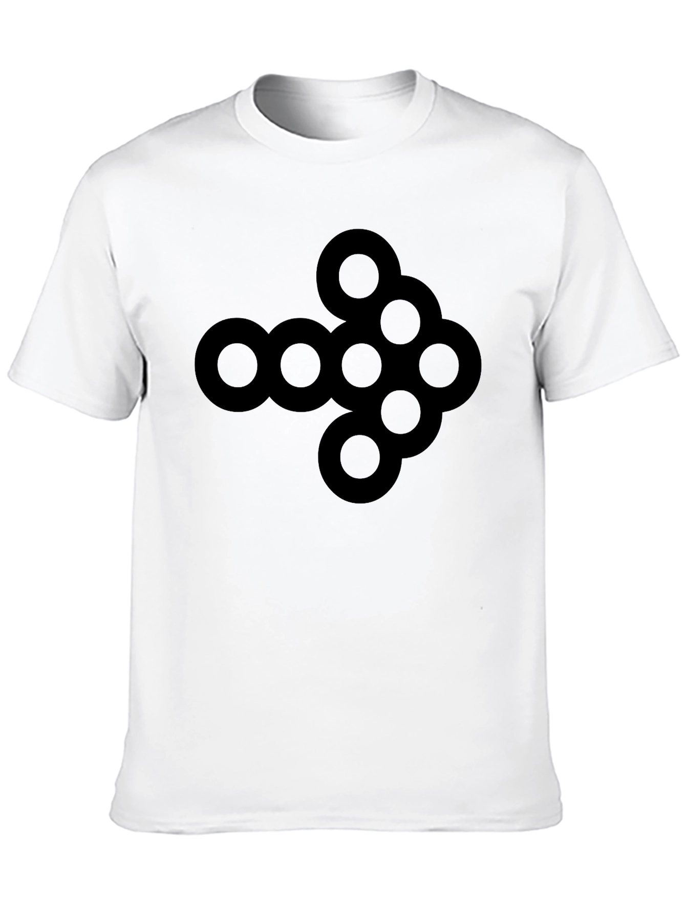 Abstract Arrow Graphic Tee - Black Cotton