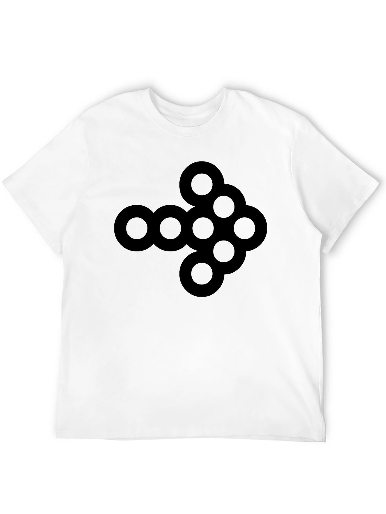 Abstract Arrow Graphic Tee - Black Cotton