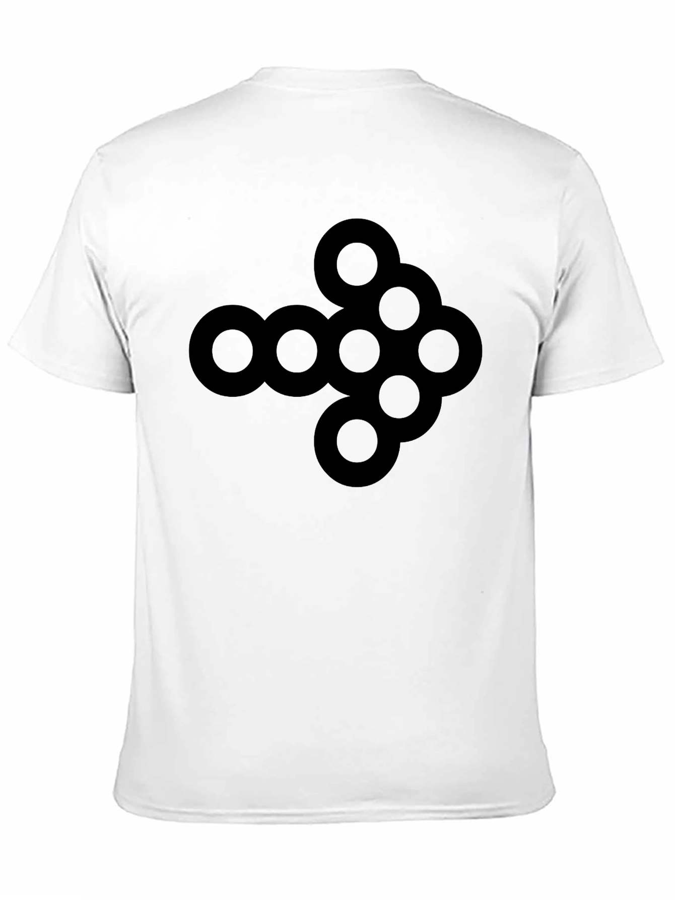 Abstract Arrow Graphic Tee - Black Cotton