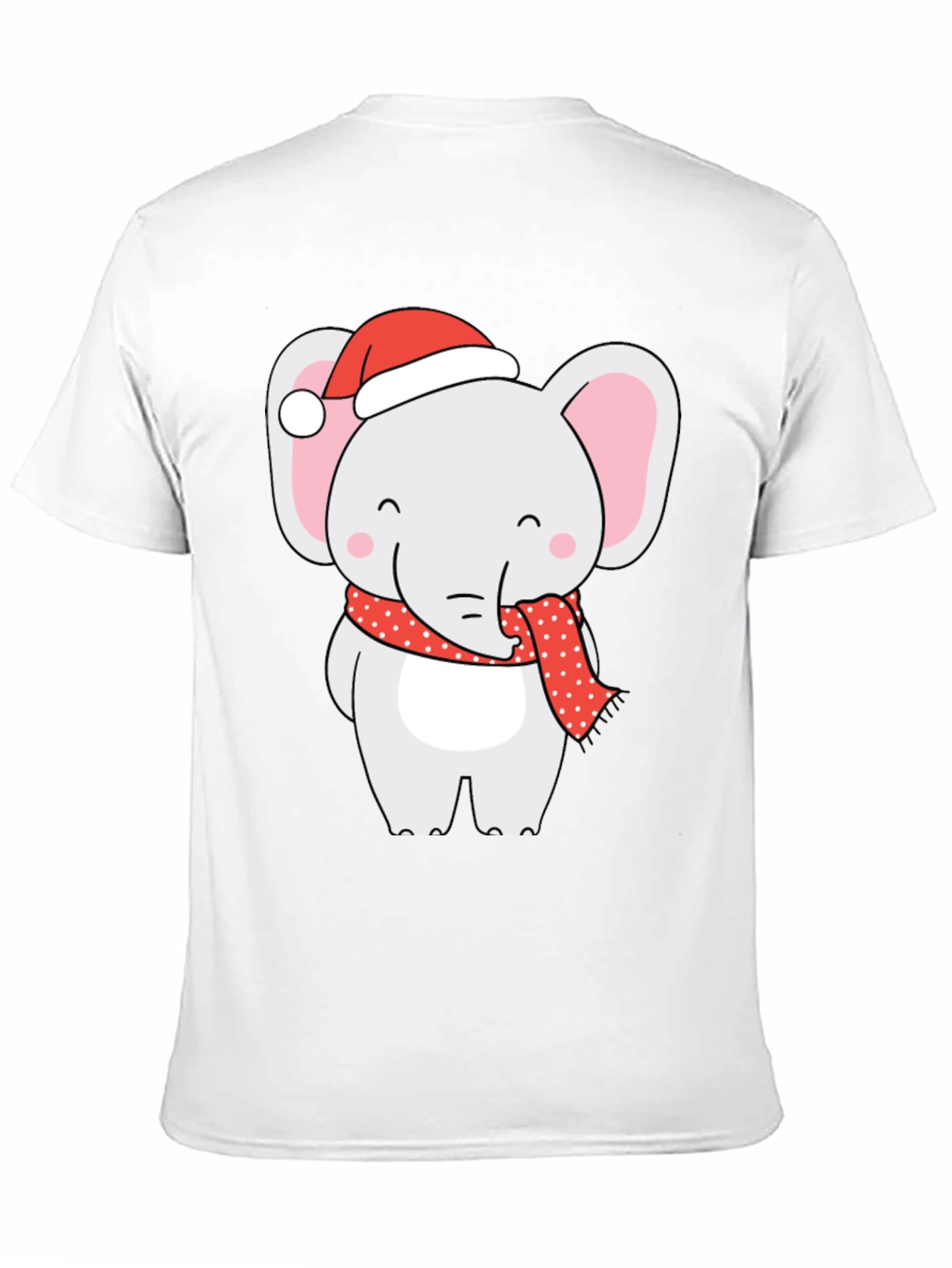 Holiday Elephant Graphic Tee - Festive Fun!