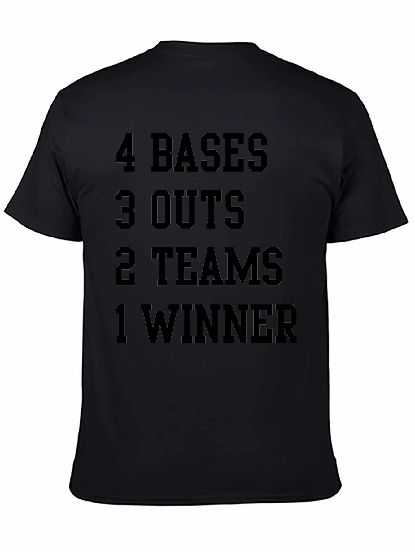 4 Bases 3 Outs Baseball T-Shirt