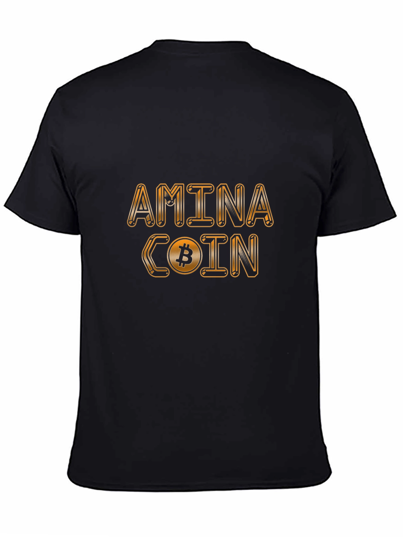 Amina Coin Bitcoin T-Shirt - Black