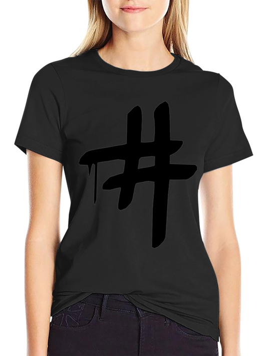 Hashtag Drip Black T-Shirt