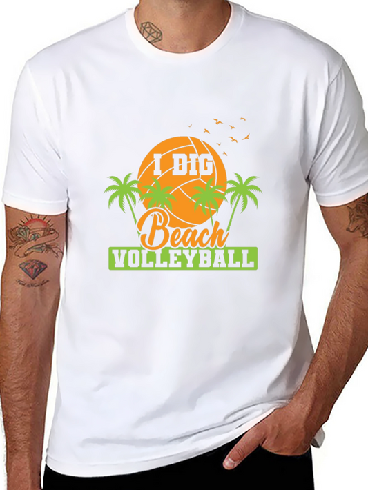 I Dig Beach Volleyball Graphic Tee