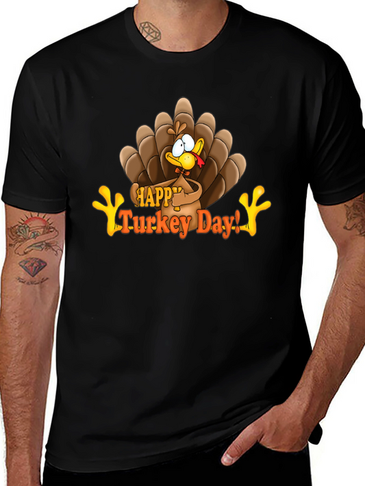 Happy Turkey Day Graphic T-Shirt