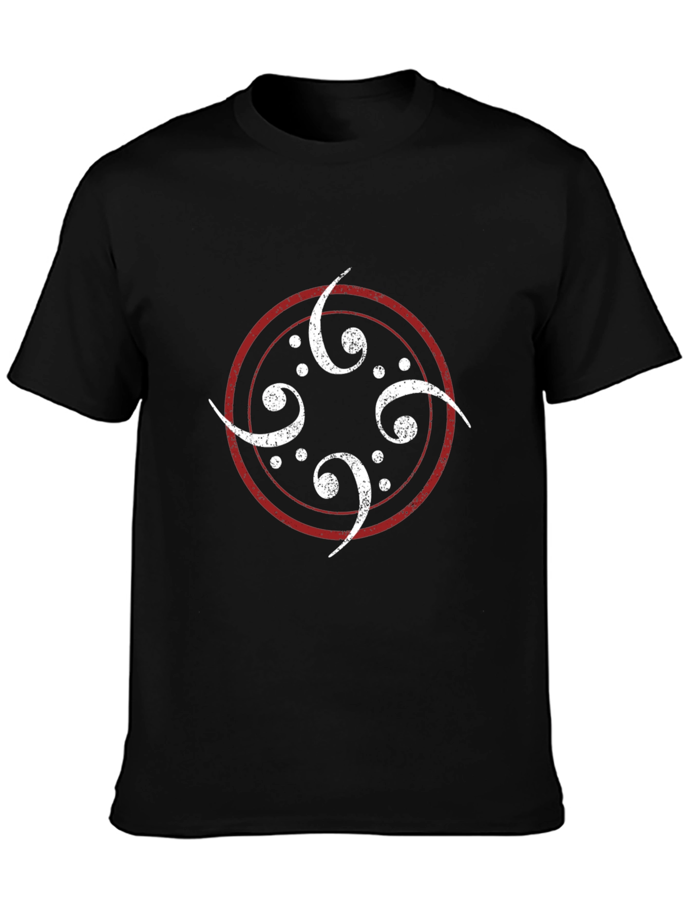 Abstract Symbol Graphic Tee - Black