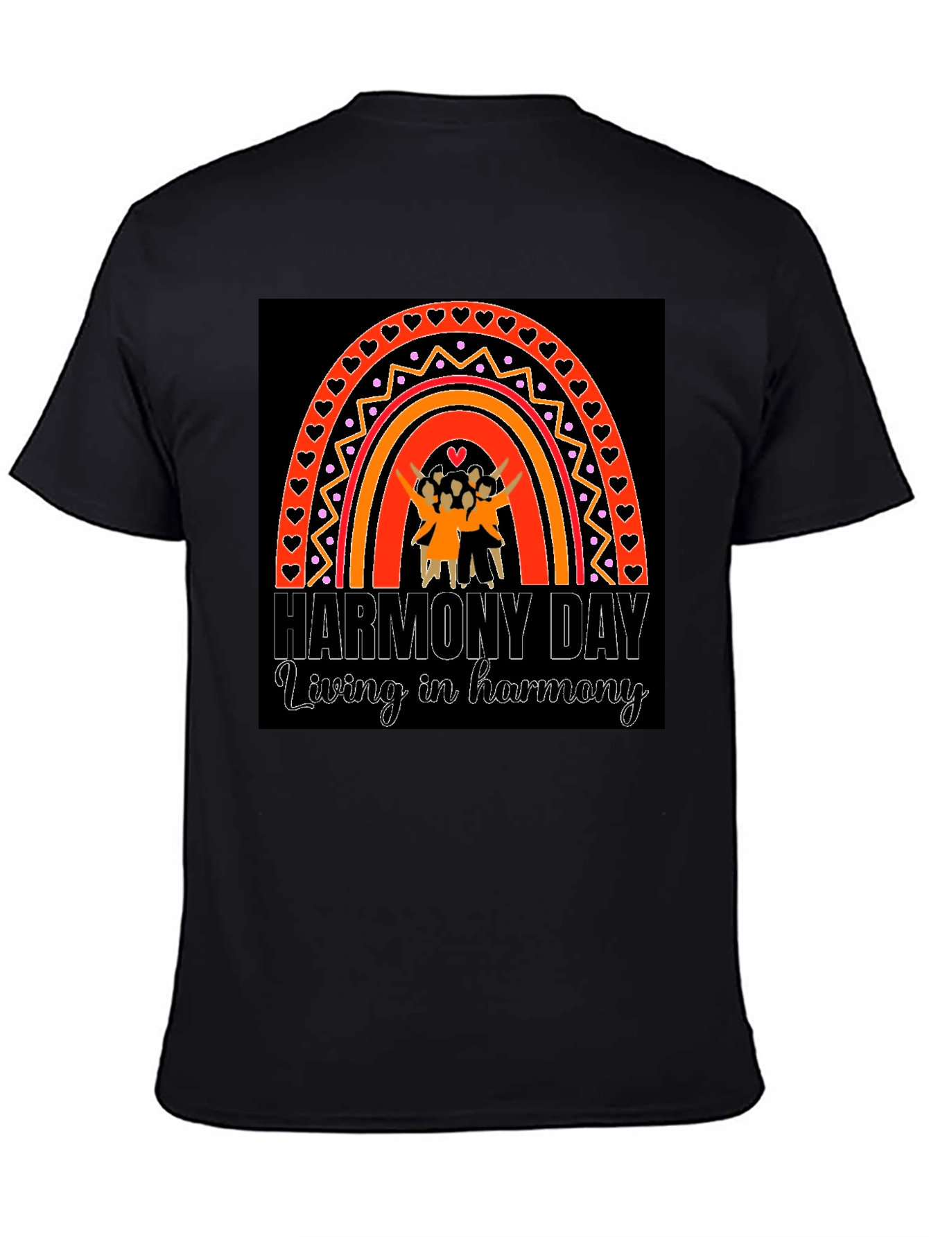 Harmony Day T-Shirt: Living in Harmony Design