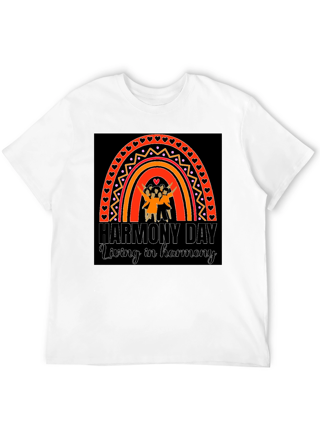 Harmony Day T-Shirt: Living in Harmony Design