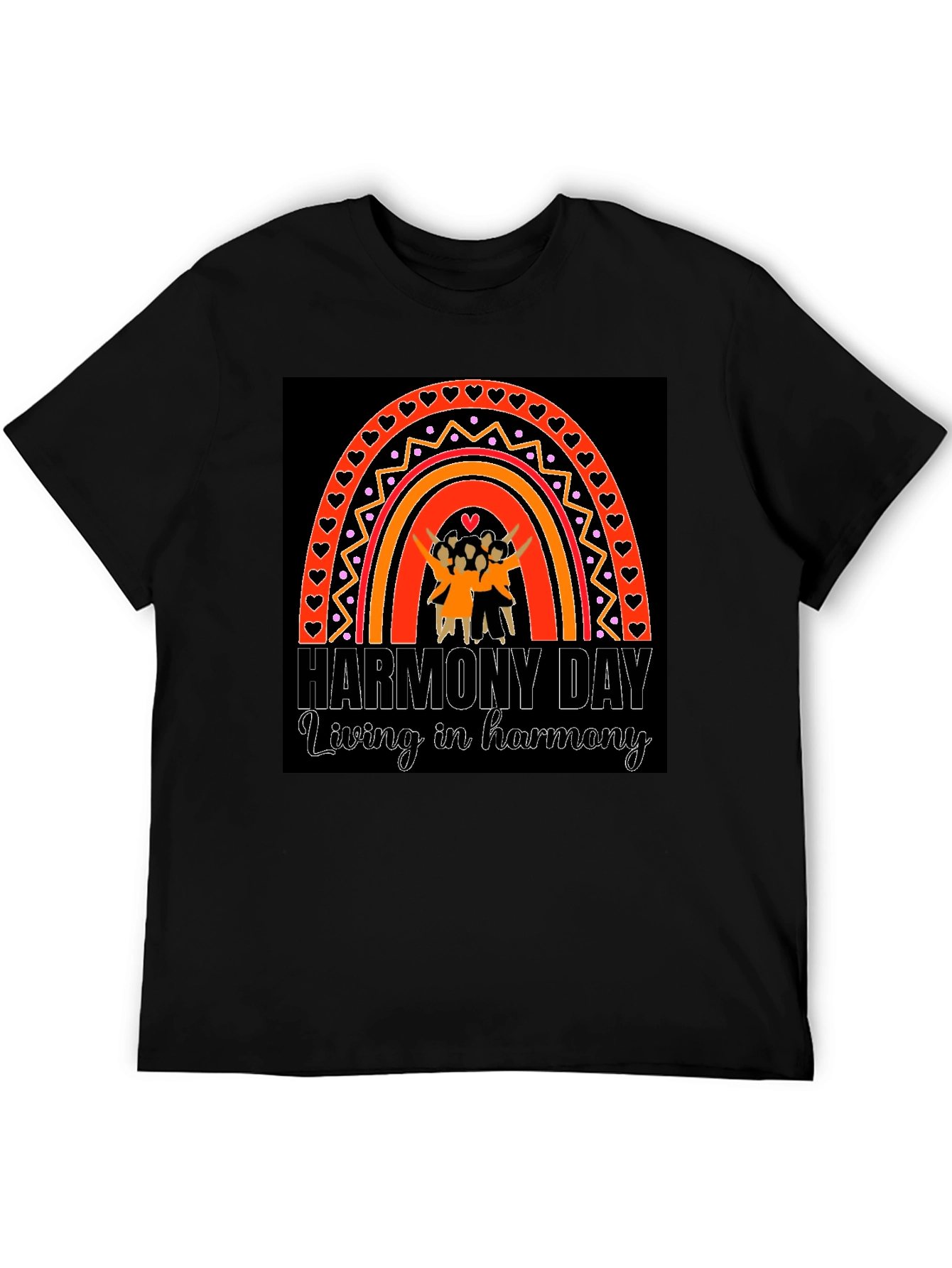 Harmony Day T-Shirt: Living in Harmony Design