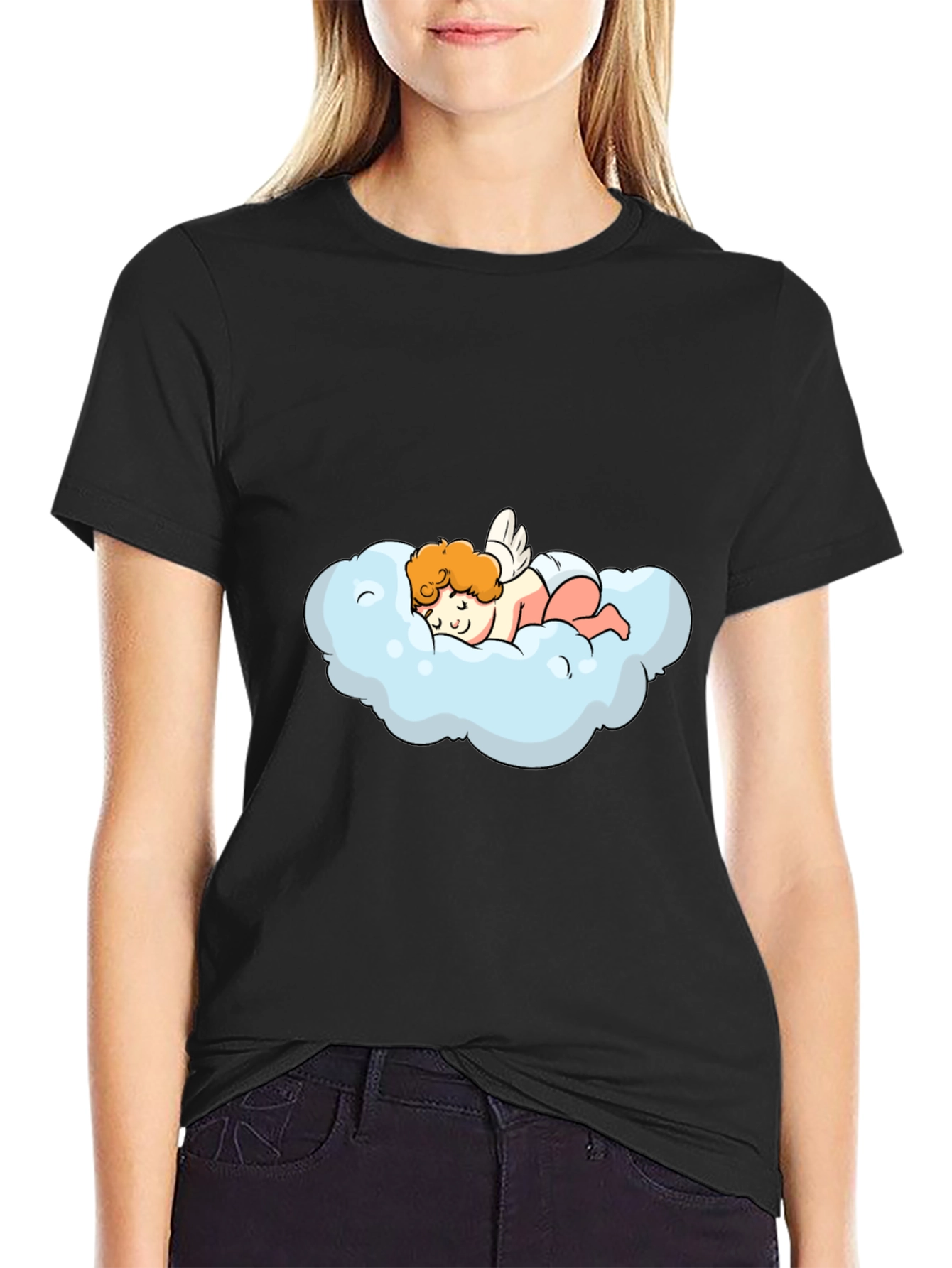 Angel Sleeping on a Cloud T-Shirt