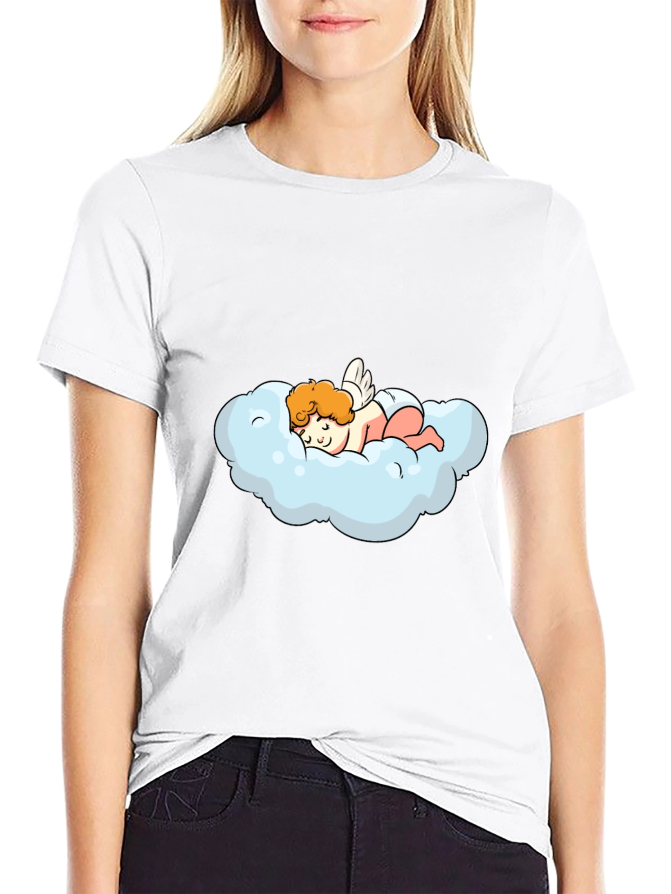 Angel Sleeping on a Cloud T-Shirt