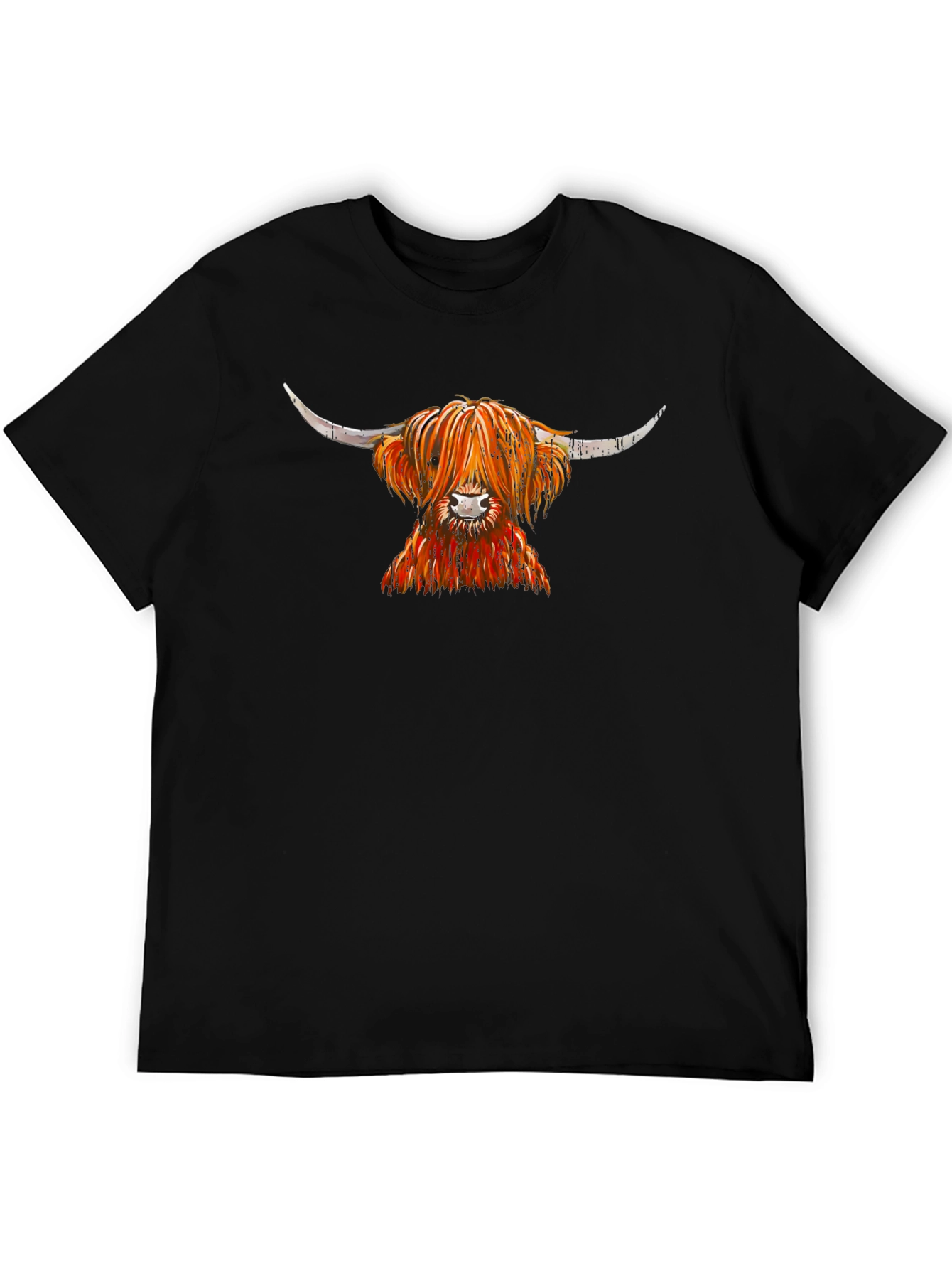 Highland Cow Graphic Tee - Unique Design
