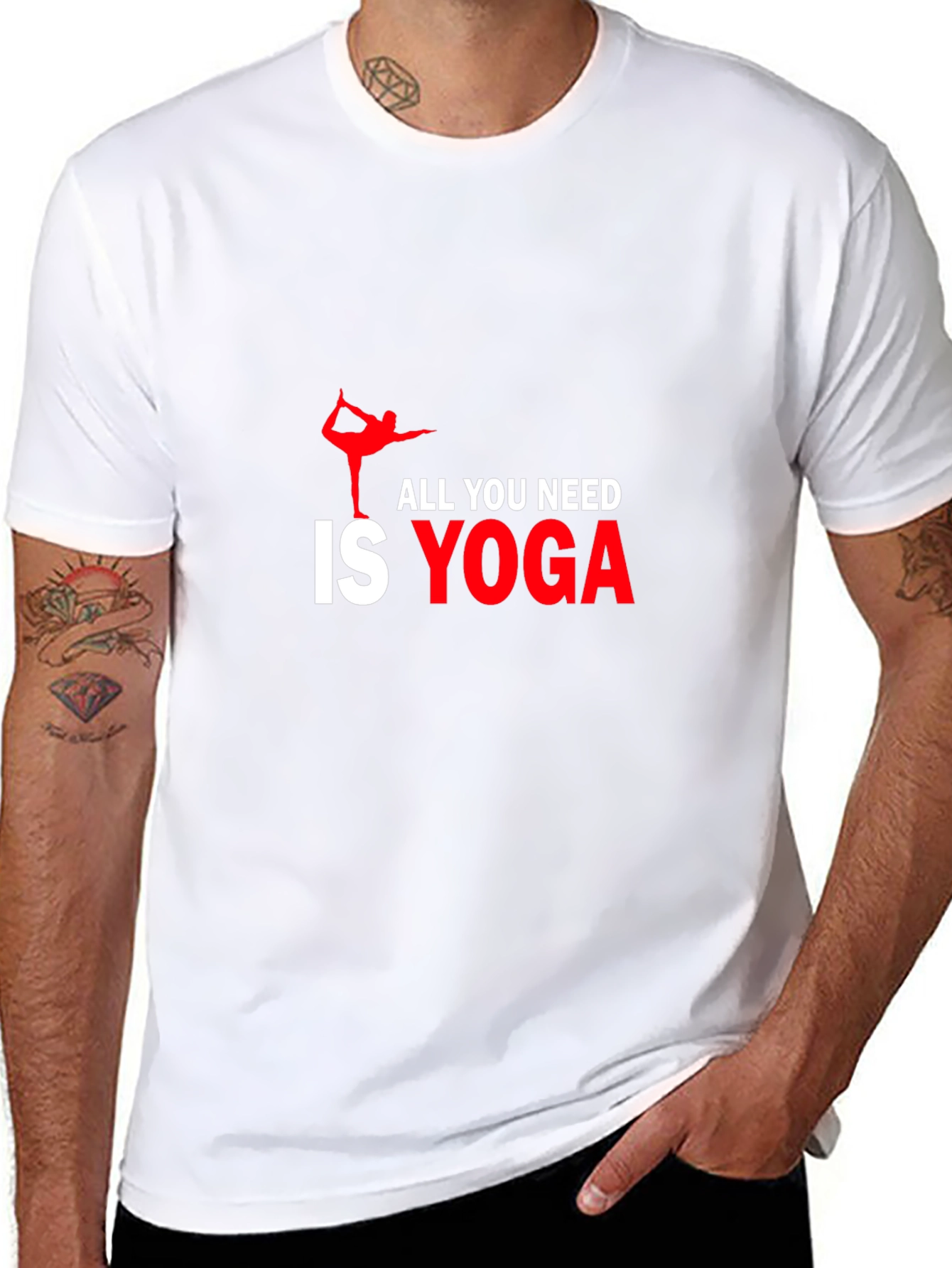 All You Need Is Yoga Black T-Shirt