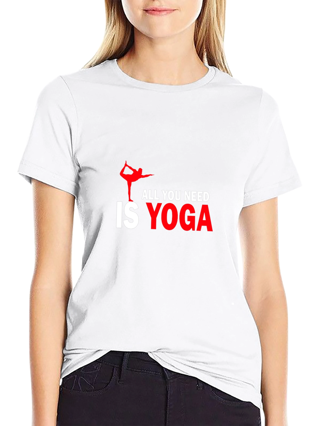 All You Need Is Yoga Black T-Shirt