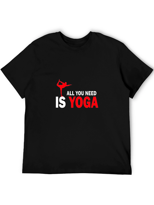 All You Need Is Yoga Black T-Shirt