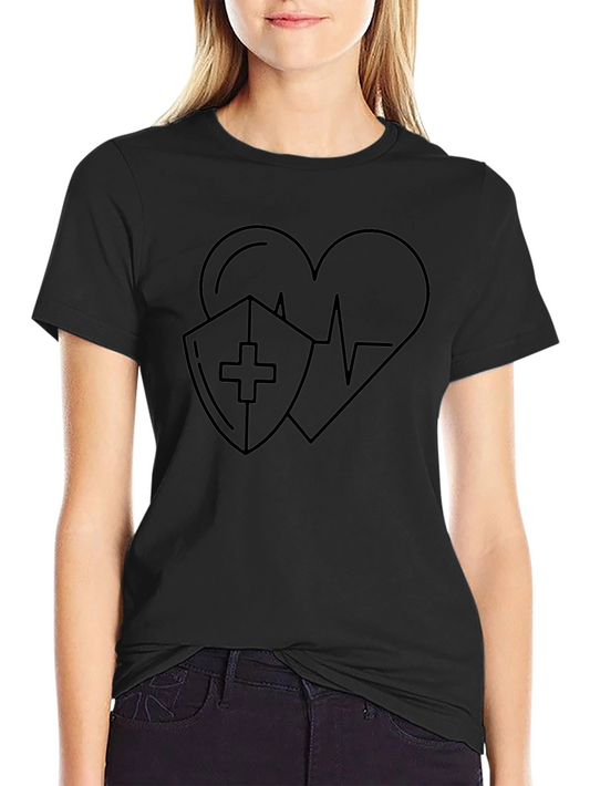 Heart Shield T-Shirt - Stylish Protection