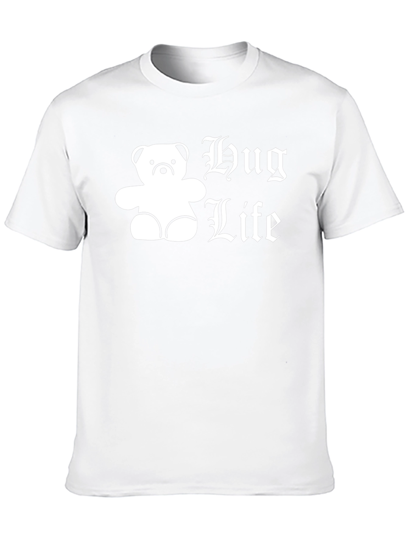 Hug Life T-Shirt - Black Bear Parody Tee
