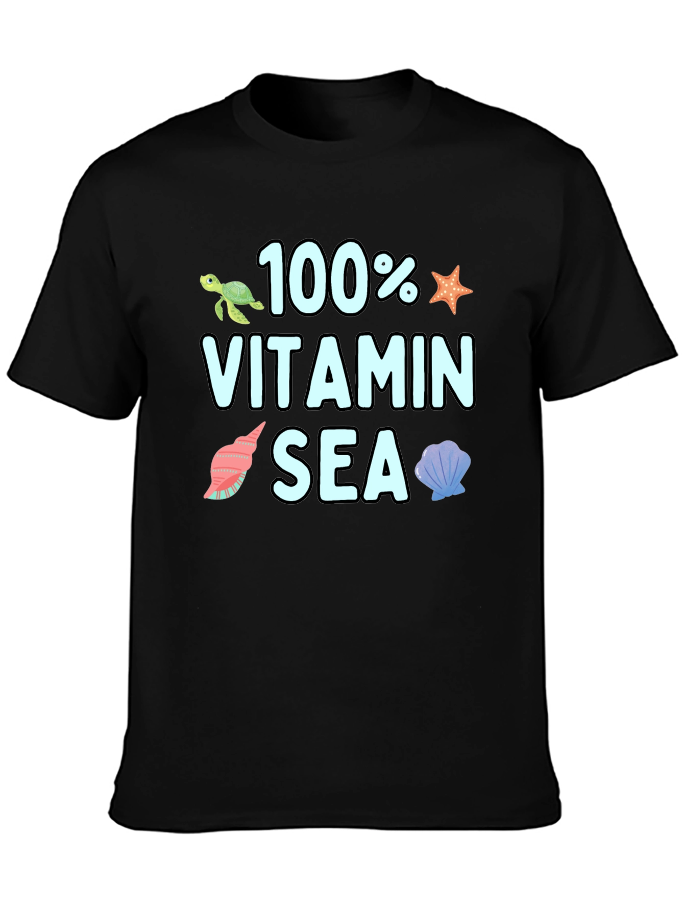 100% Vitamin Sea Graphic T-Shirt