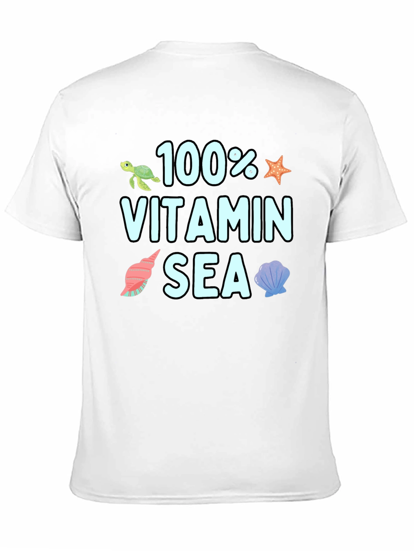 100% Vitamin Sea Graphic T-Shirt