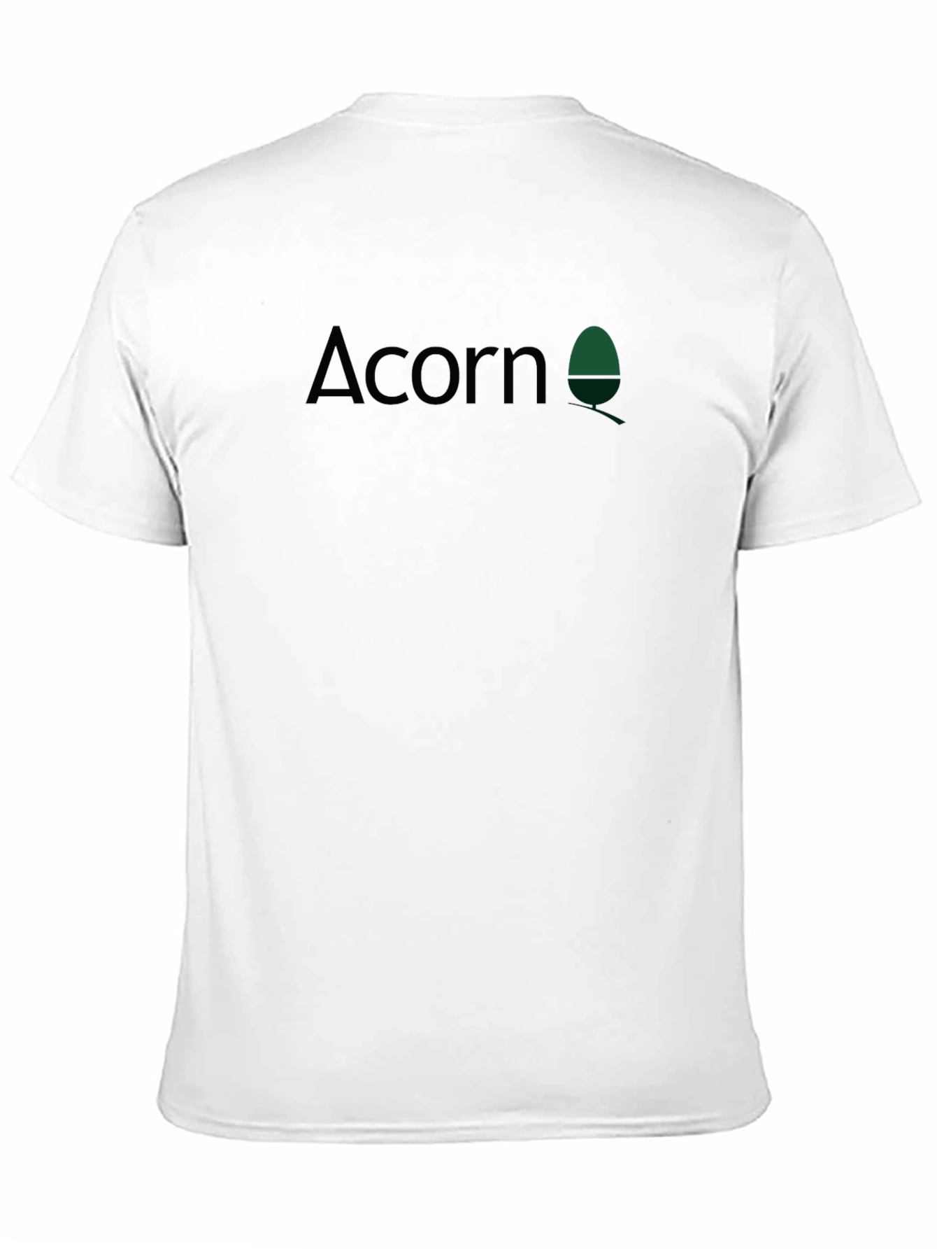 Acorn Graphic Print Black Tee