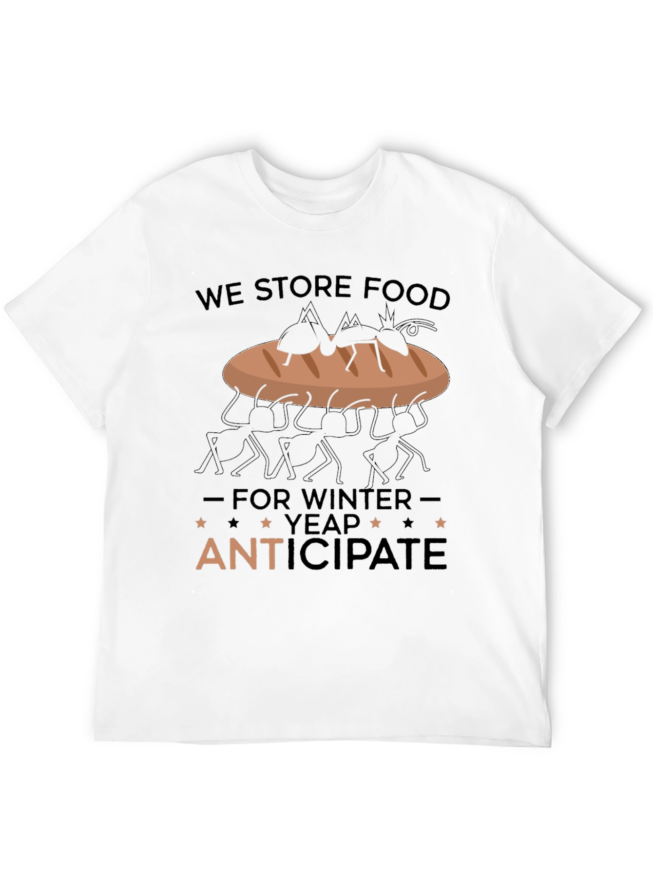 Ant Anticipate Funny Graphic Tee