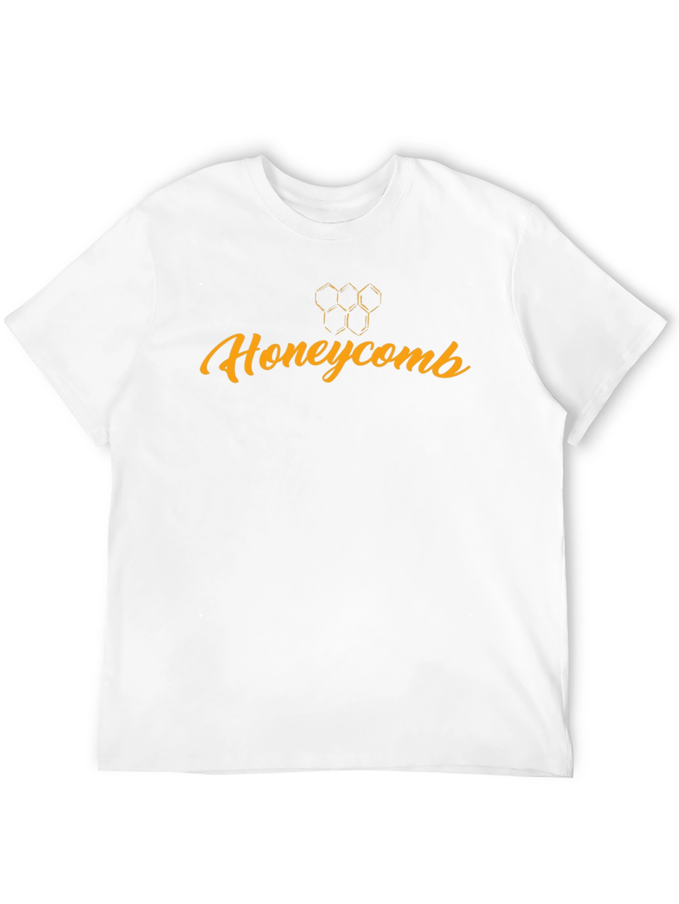Honeycomb Graphic Tee - Stylish Black T-Shirt