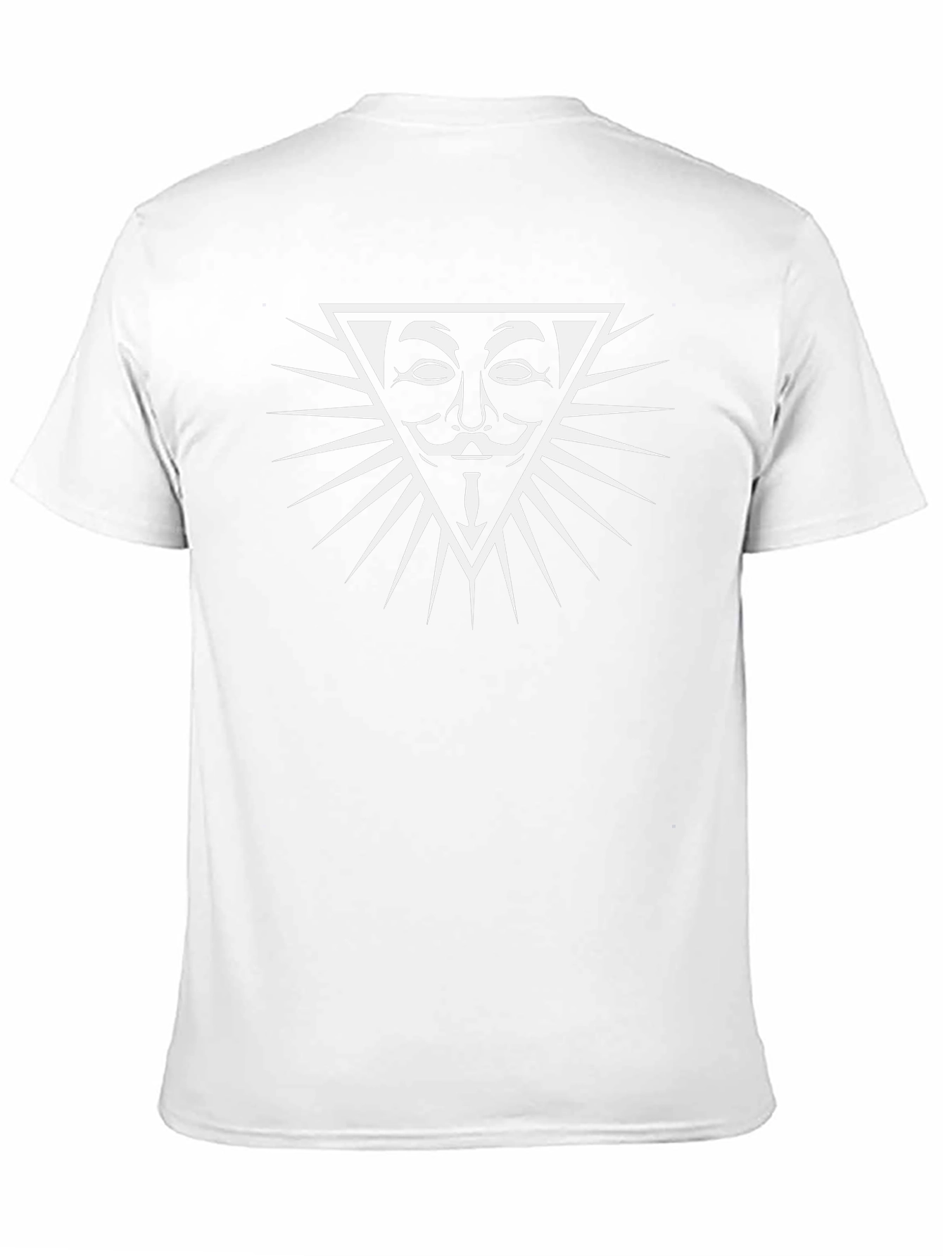 Anonymous Mask Graphic Black T-Shirt - Bold Statement Piece