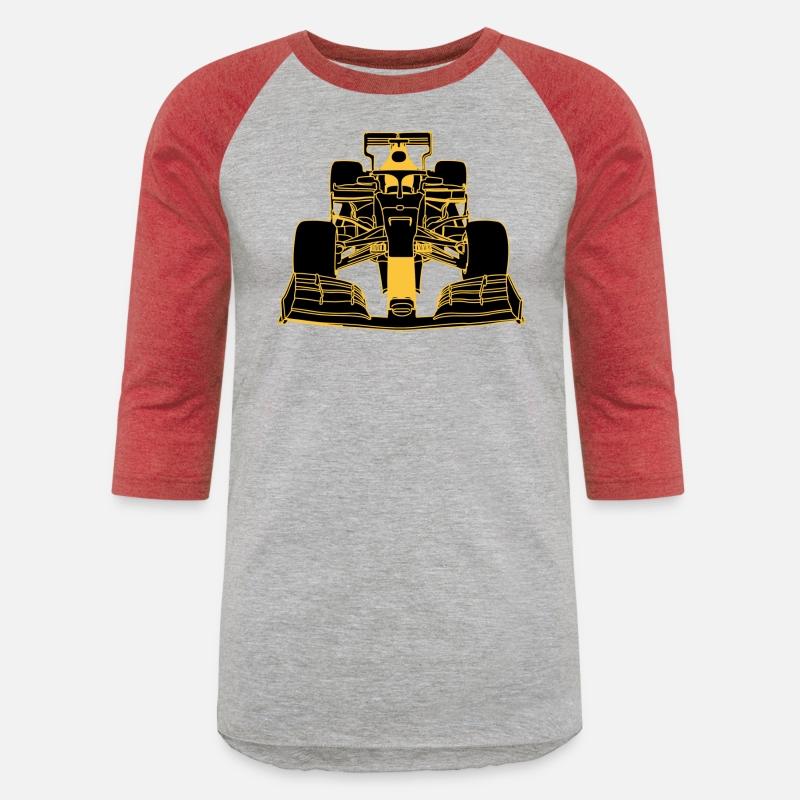 Racing car formula racing car yellow