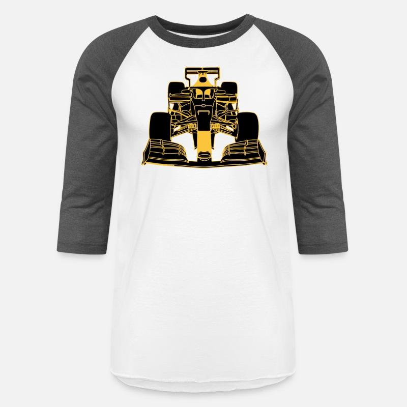 Racing car formula racing car yellow