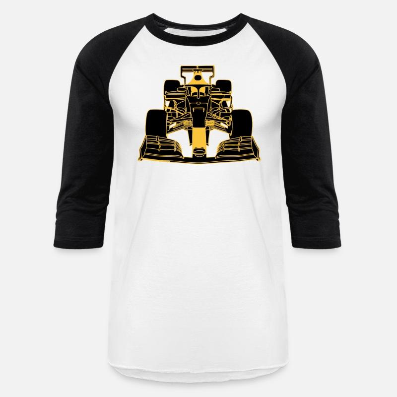 Racing car formula racing car yellow