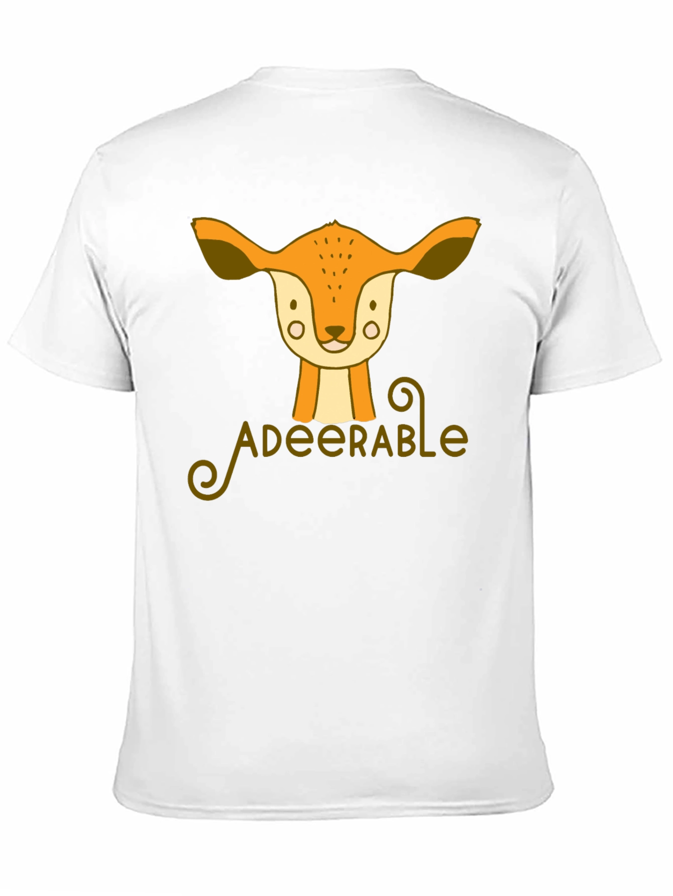 Adeerable Deer Graphic T-Shirt - Black