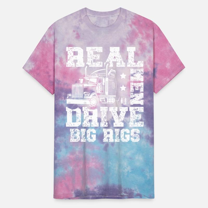 Real Men Drive Big Rigs Trucker Trailer Truck