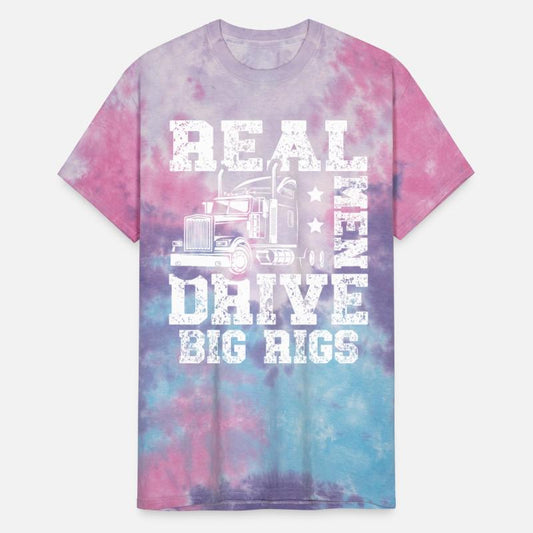 Real Men Drive Big Rigs Trucker Trailer Truck