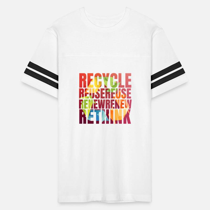 Recycle Reuse Renew Rethink Colorful Logo