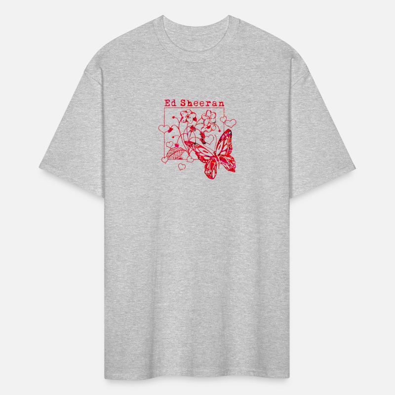 Red Wild Hearts And Butterflies