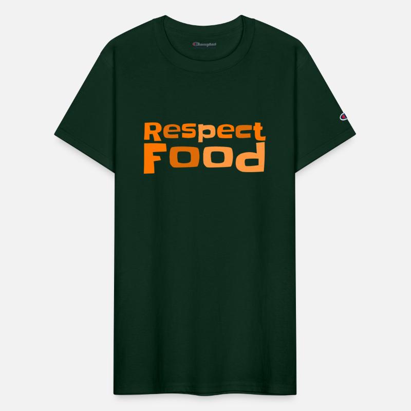 Respect food Typography