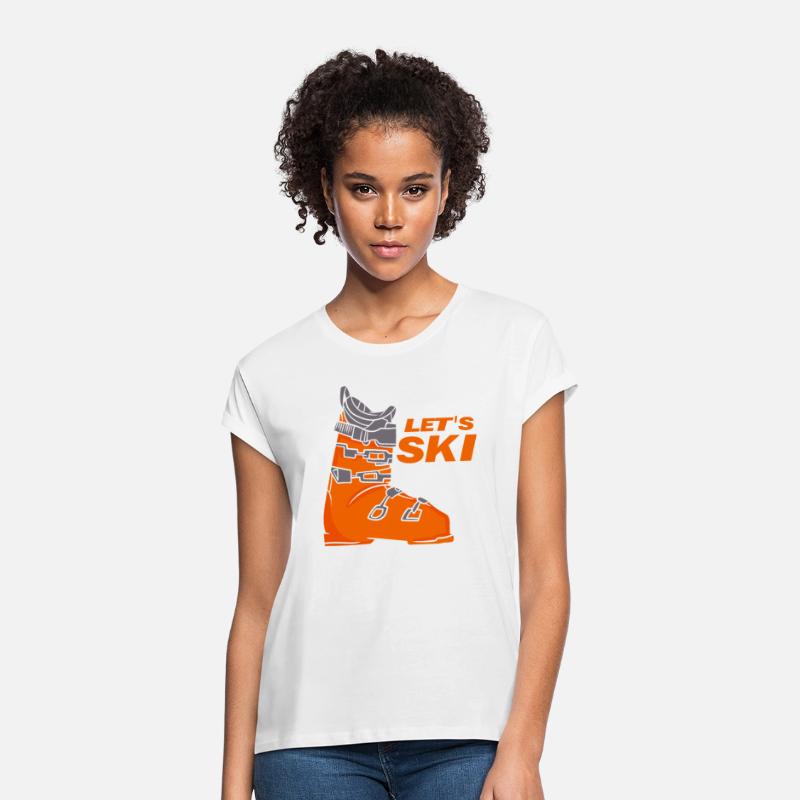 Retro Skiing Let's Ski Vacation