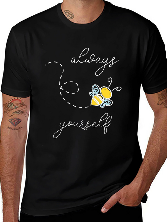 Always Bee Yourself Graphic Tee - Black