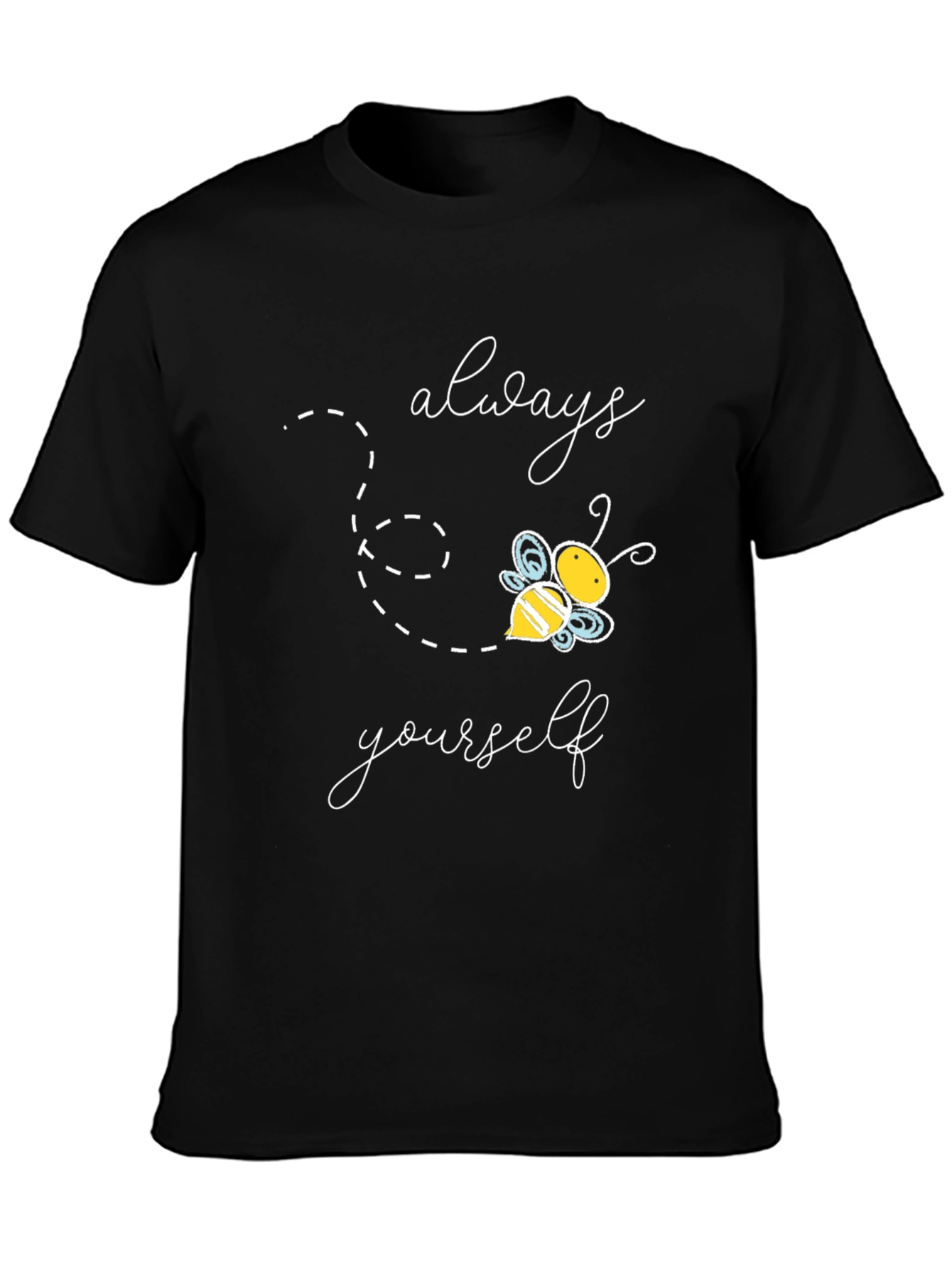 Always Bee Yourself Graphic Tee - Black