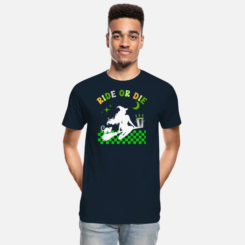 RIDE OR DIE Spooky Halloween Bachelorette Shirts