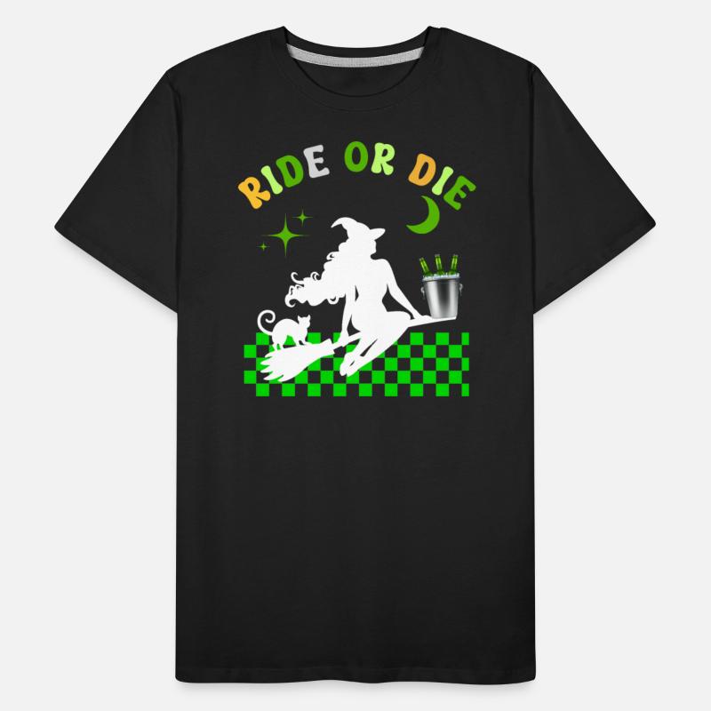 RIDE OR DIE Spooky Halloween Bachelorette Shirts