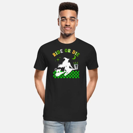 RIDE OR DIE Spooky Halloween Bachelorette Shirts
