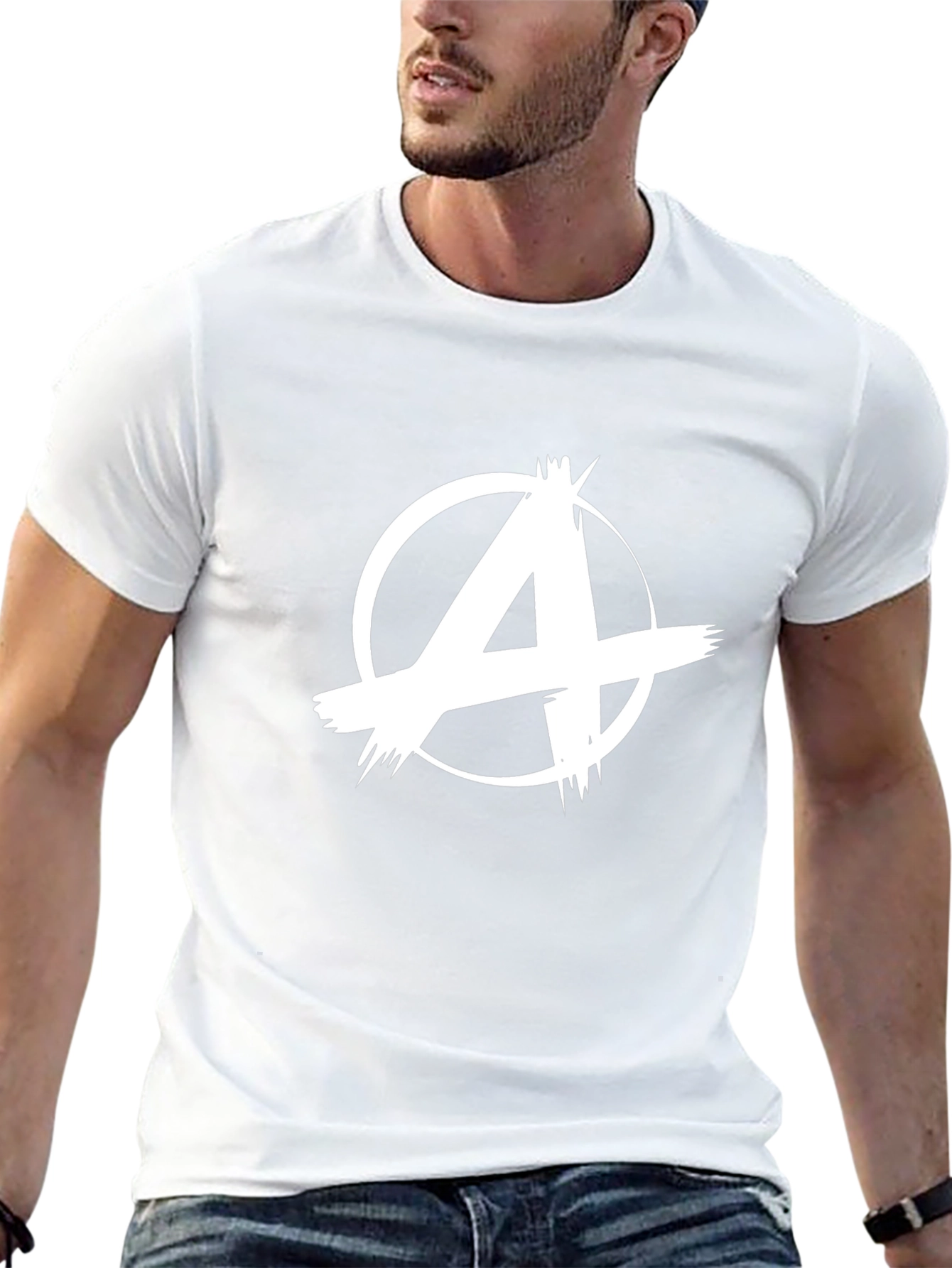 Anarchy Symbol Black Tee
