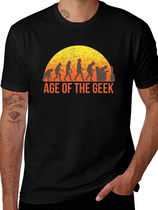 Age of the Geek T-Shirt - Funny Evolution Graphic Tee