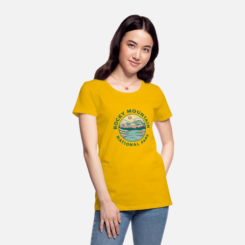 Rocky Mountains National Park Distressed Colorado