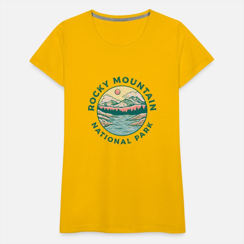 Rocky Mountains National Park Distressed Colorado