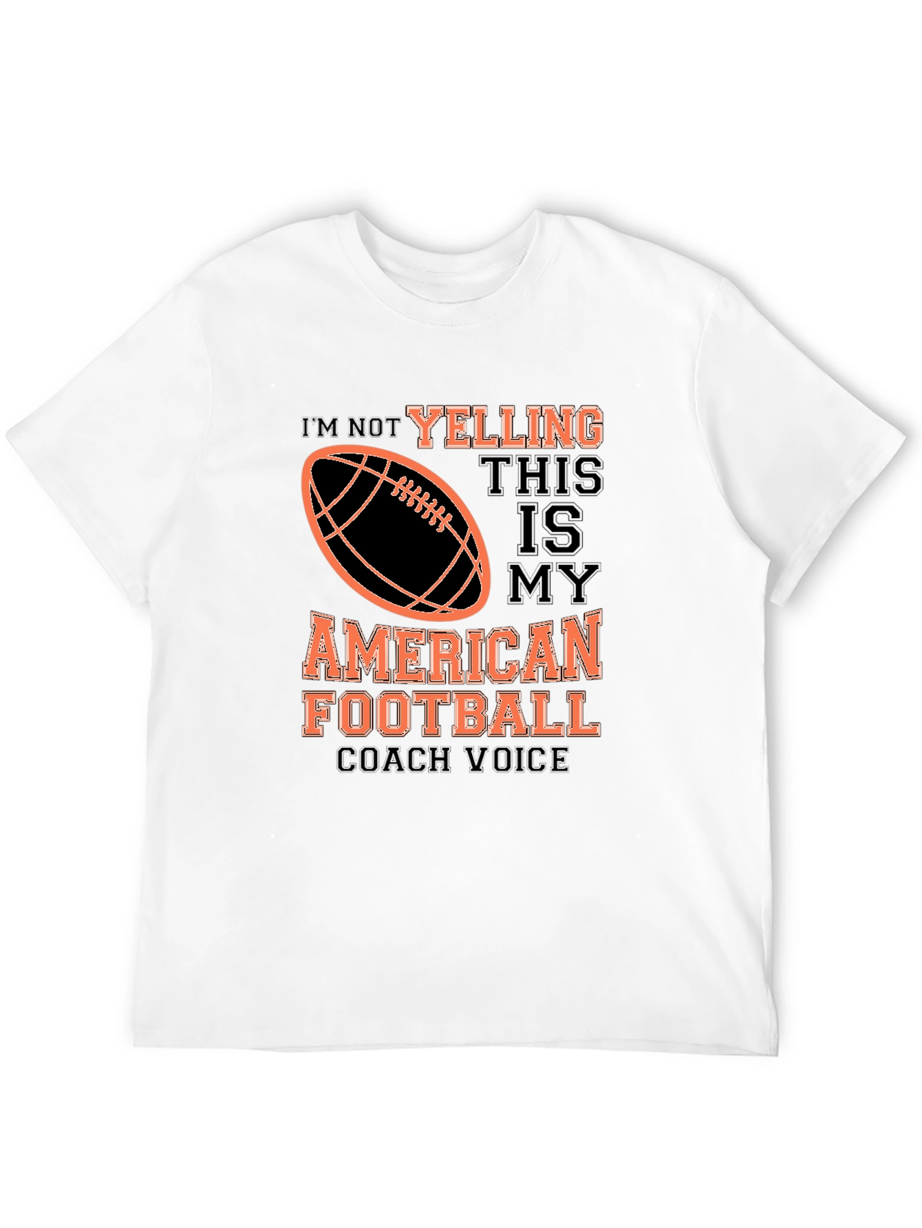 American Football Coach Voice Graphic Tee