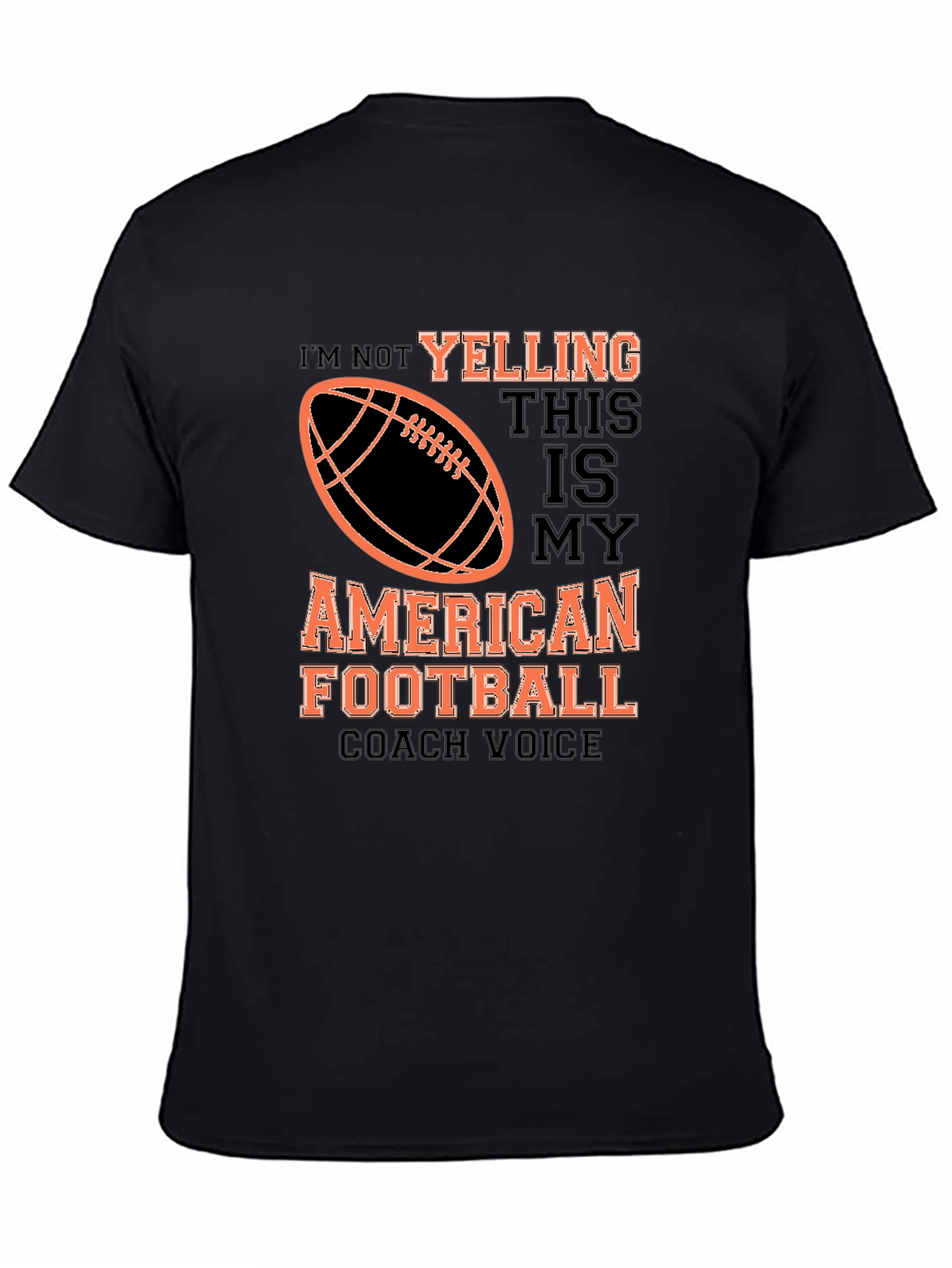 American Football Coach Voice Graphic Tee