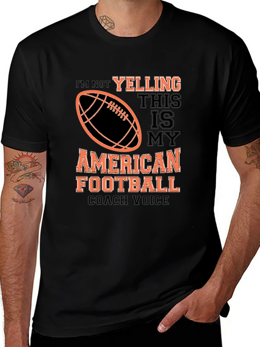 American Football Coach Voice Graphic Tee