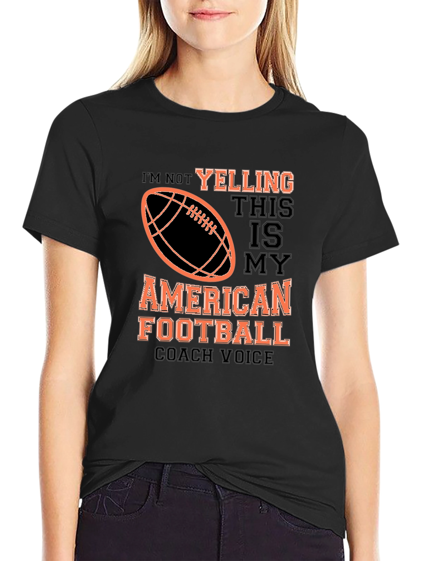 American Football Coach Voice Graphic Tee
